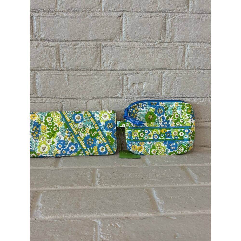 Vera Bradley English Meadow Cosmetic Bag (NWT) and Wallet (NWOT)